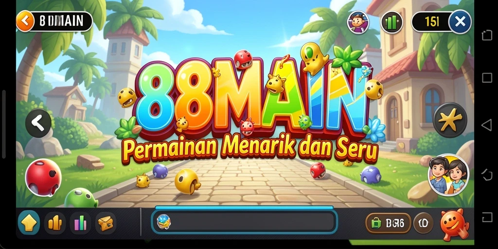 Tampilan gameplay menarik dari 88MAIN dengan berbagai teka-teki seru.