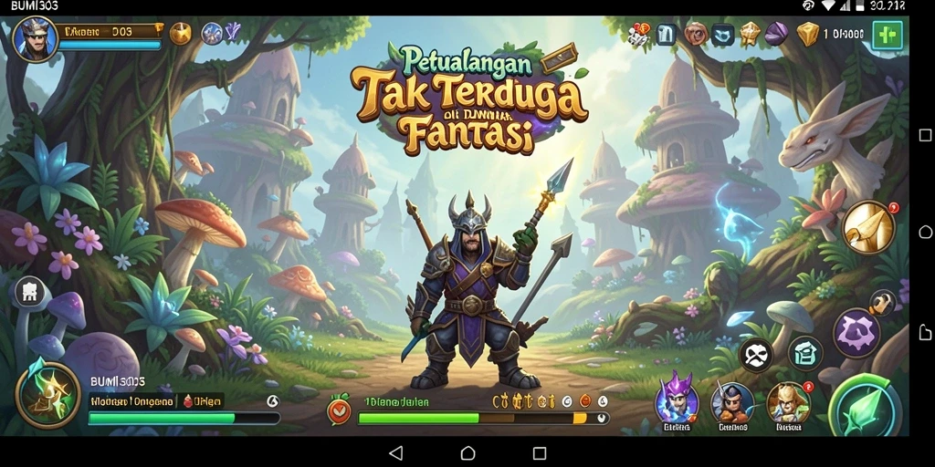 Tangkapan layar dari gameplay mendebarkan BUMI303 yang penuh aksi.