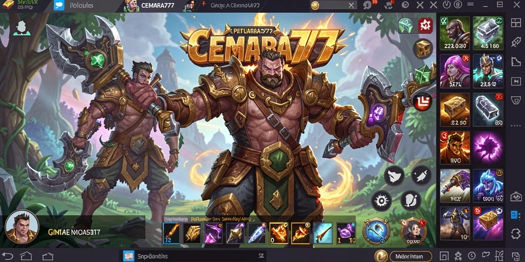 Tampilan gameplay ARPG yang seru dan mendebarkan di CEMARA777.