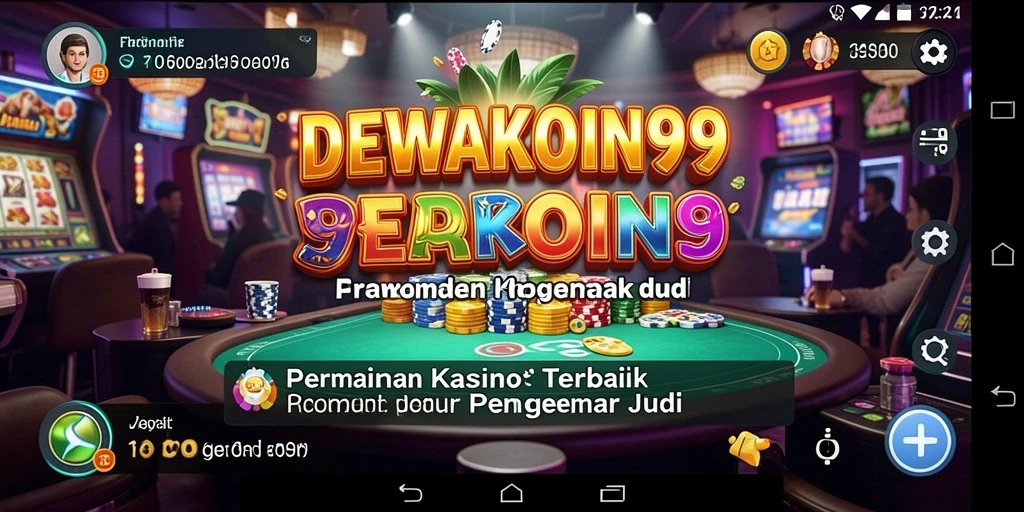 Gameplay seru di DEWAKOIN99 dengan berbagai pilihan permainan kasino.
