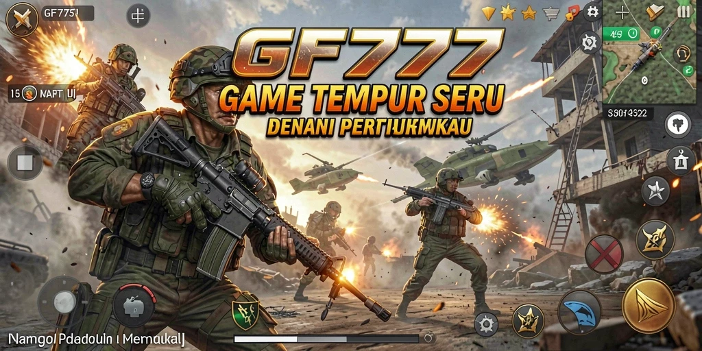Tangkapan layar gameplay GF777 yang menampilkan aksi pertempuran menarik.