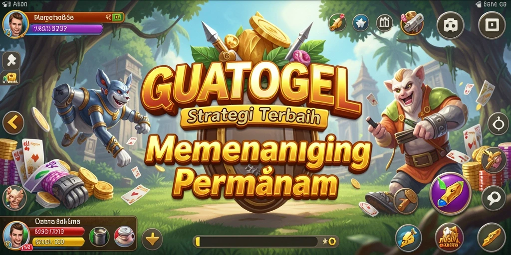 Screenshot gameplay GUATOGEL menampilkan suasana pertempuran strategis yang seru.