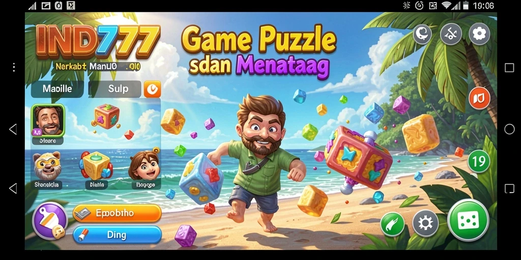 Tampilan gameplay seru dari IND777 dengan berbagai puzzle menantang.