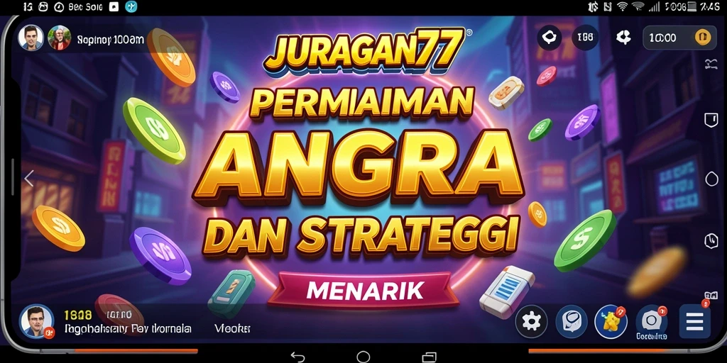 Gameplay JURAGAN77 yang menegangkan dan seru ditampilkan.