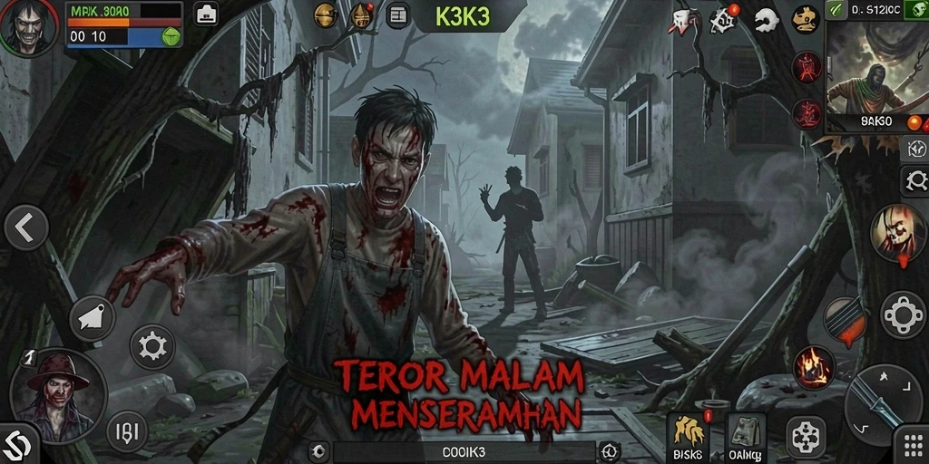 Gameplay menegangkan K3K3 dengan suasana Horror yang meresahkan.