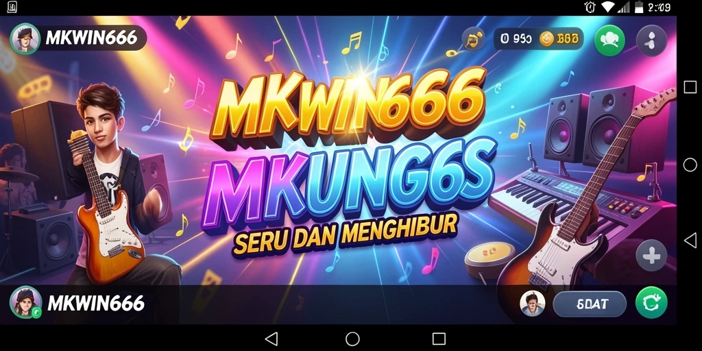 Tampilan gameplay MKWIN666 yang penuh warna dan menarik.