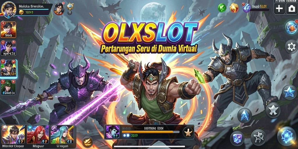 Tampilan seru pertarungan dalam OLXSLOT yang menegangkan.