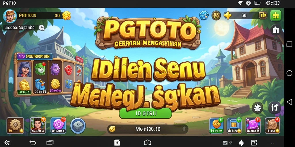 Screenshot gameplay PGTOTO menampilkan aksi seru dalam permainan Idle.