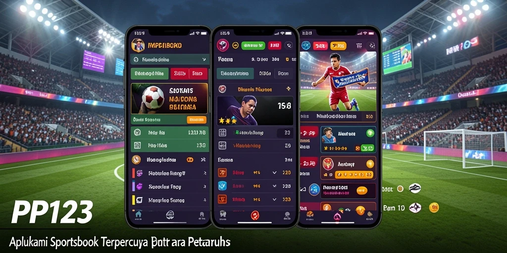 Tampilan gameplay PP123 yang menampilkan berbagai opsi taruhan olahraga.