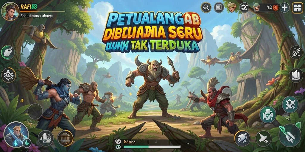 Screenshot gameplay RAFI88 menampilkan aksi petualangan yang mendebarkan dan grafik yang memukau.