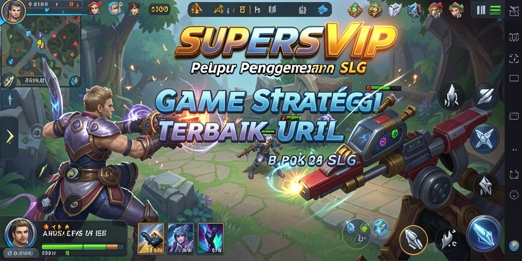 Gameplay menarik dari SUPERSVIP dengan elemen strategi SLG