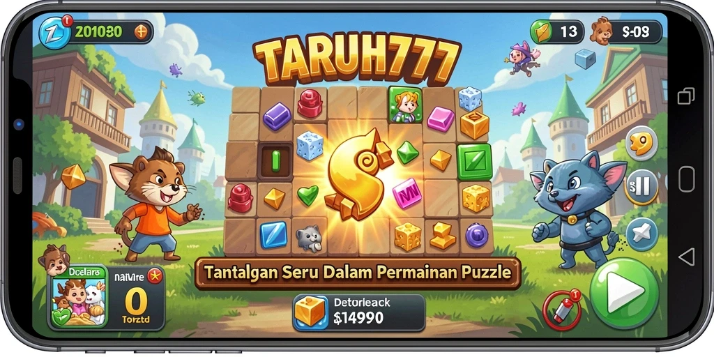 Tampilan gameplay TARUH777 yang seru dan menantang.