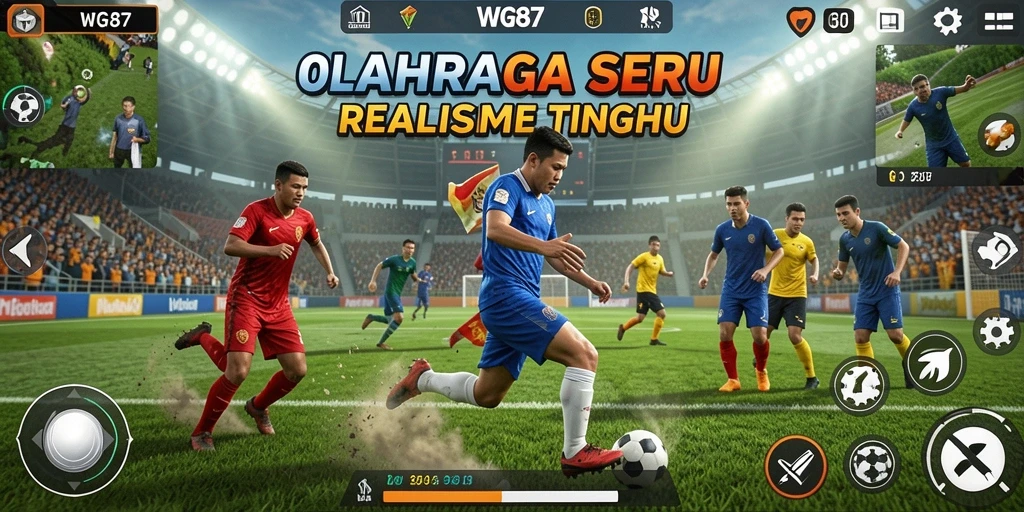 Menampilkan gameplay mendebarkan dari olahraga di WG87.